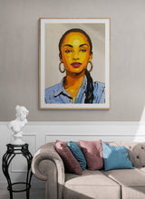 Load image into Gallery viewer, Woman in gold painting | Famous paintings of women's faces | https://artbyjeffbeckham.com