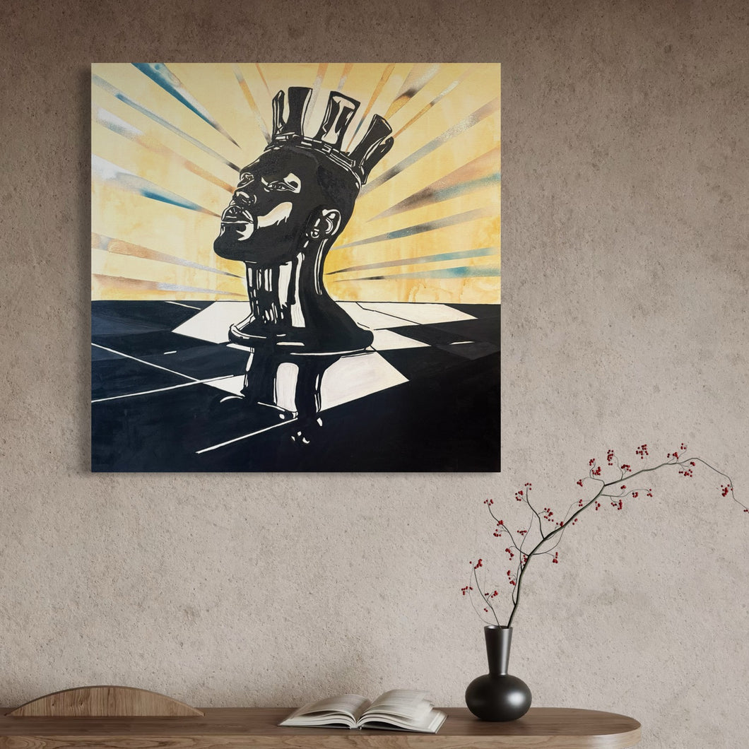 The Kings Affirmation Hand Emellished Print (2025)