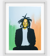 Load image into Gallery viewer, Jay Z RGB Framed Gicleé Poster Print
