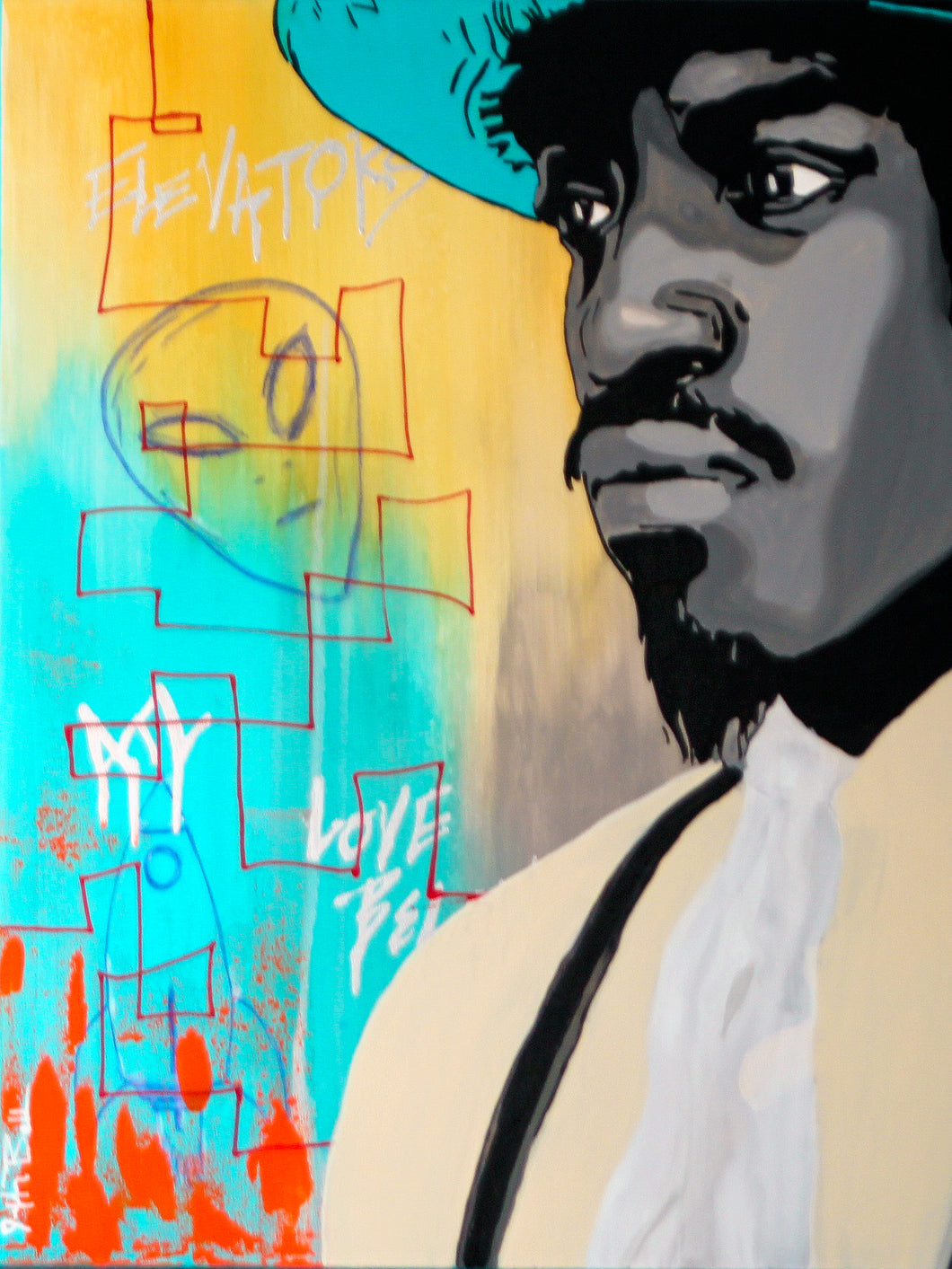 That Man 3 Stacks (2022) Canvas or Poster Print